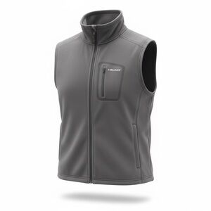 HEAD Men's Gray Fleece Vest